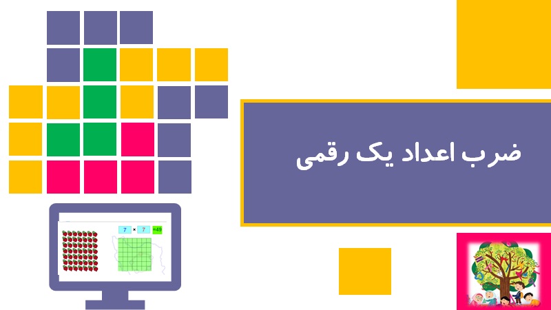 ضرب اعداد یک رقمی