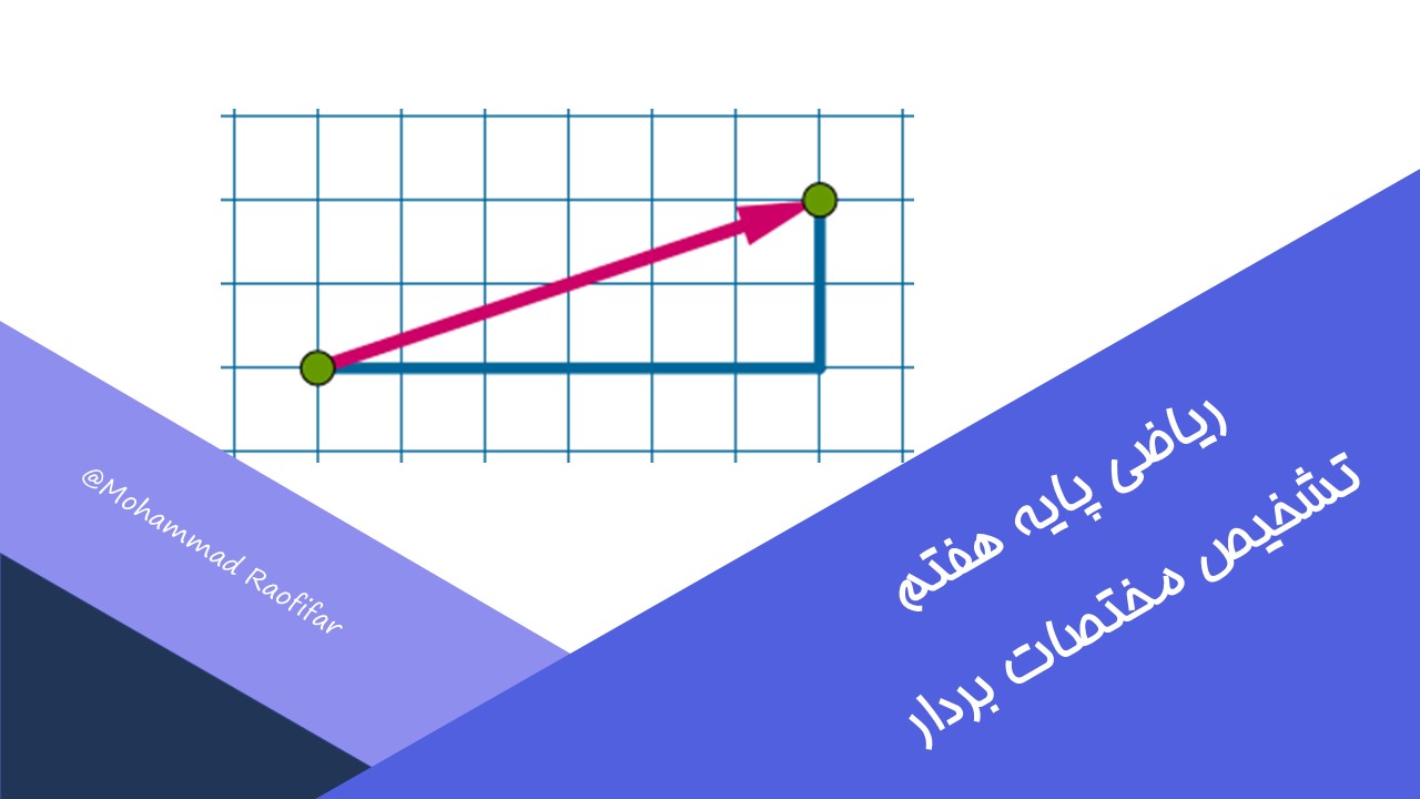 تشخیص مختصات بردار